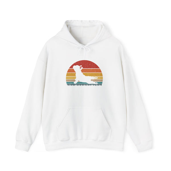Frenchie Retro Yoga -  Unisex Hoodie