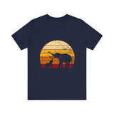 Elephants Retro Design -  Unisex T-Shirt