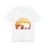 Elephants Retro Design -  Unisex T-Shirt