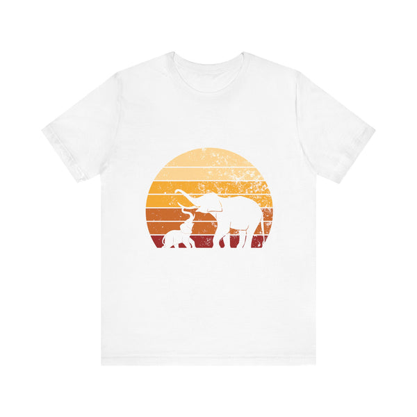 Elephants Retro Design -  Unisex T-Shirt