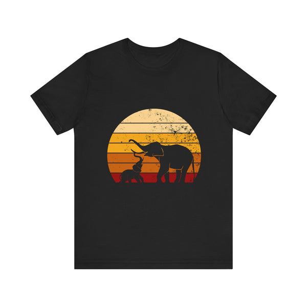 Elephants Retro Design -  Unisex T-Shirt