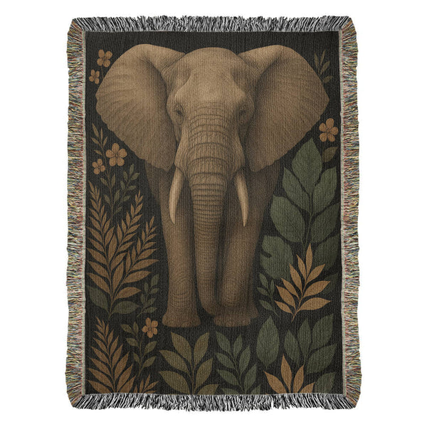 Elephant - Woven Blanket
